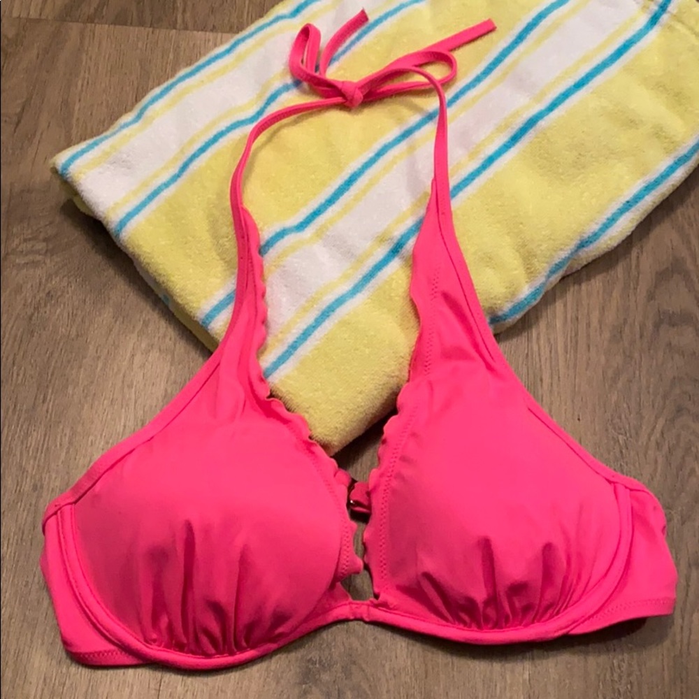 Victoria’s Secret push up halter bikini top